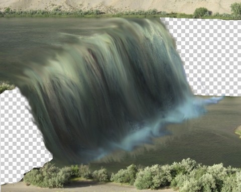 Creation of Waterfall: Step 4